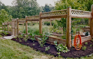 enclosed garden