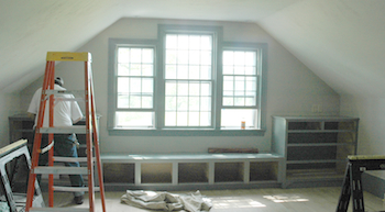 Half-finished dressers