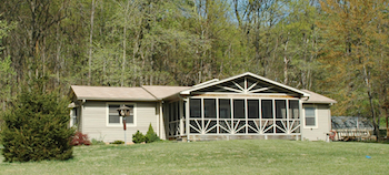 Large screened porch